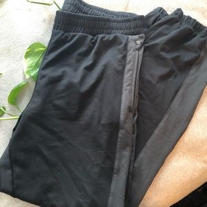 Super Cute and Comfy AE Joggers with Gray Stripe